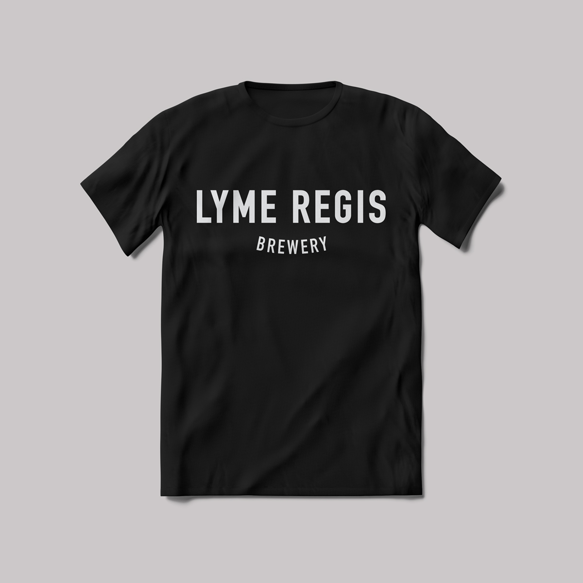 Lyme Regis Brewery Black T-Shirt